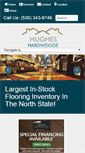 Mobile Screenshot of hugheshardwoodschico.com